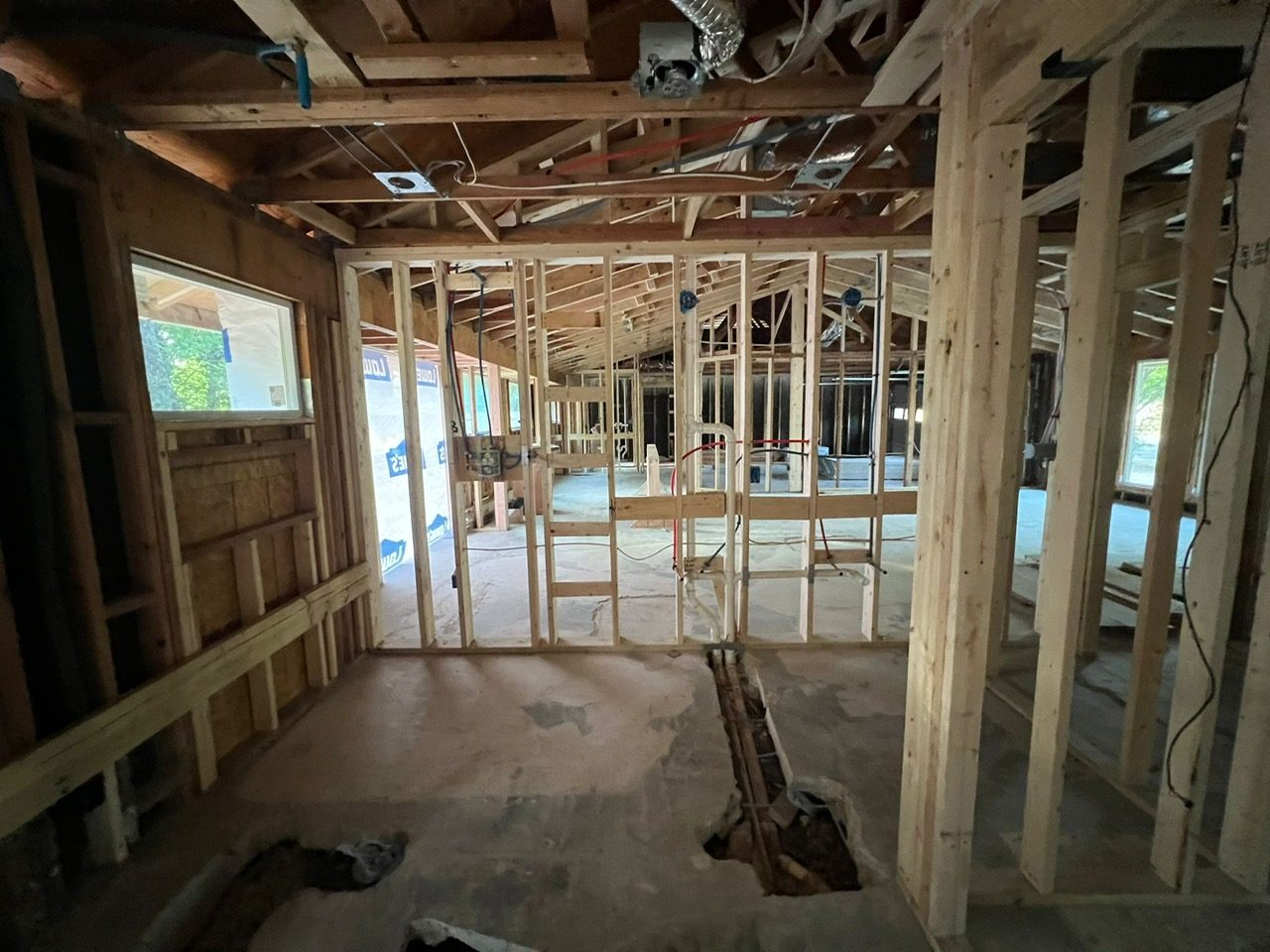 Blarwood Drive during construction